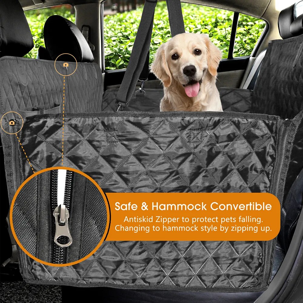 Hammock Convertible  Dog Car Seat Cover