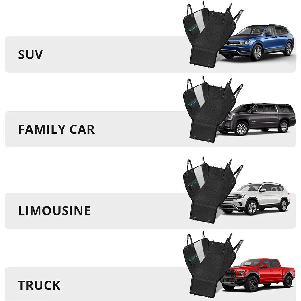 Leather Dog Car Seat Cover