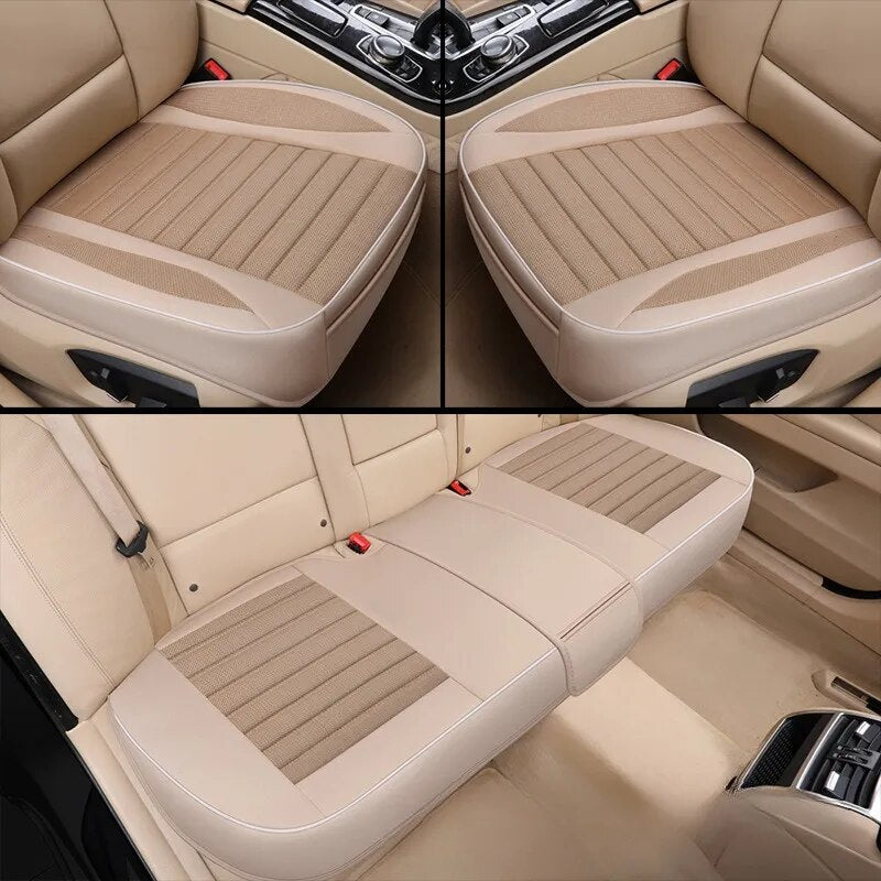 Flax Cushion Car Seat Cover
