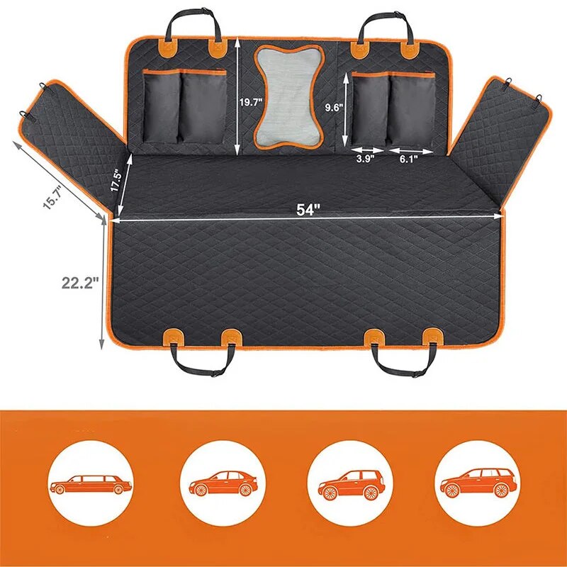 Pet Dog Back Seat Cover Protector