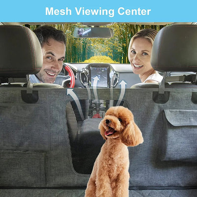 Waterproof  Pockets Dog Car Seat Cover