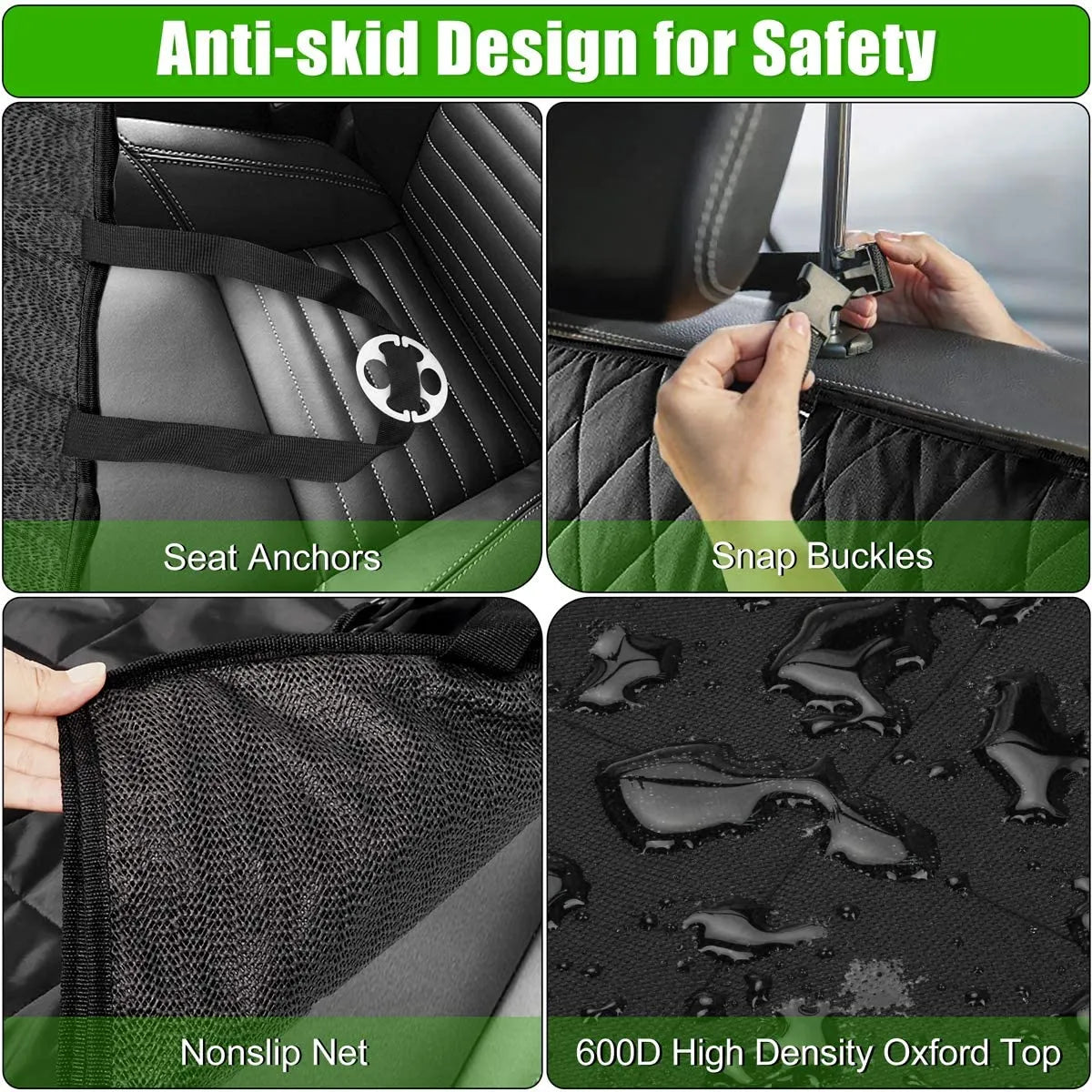 Waterproof Pet Dog Car Seat Cover