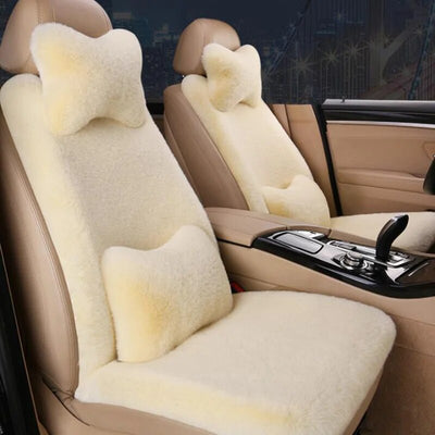 Plush Seat Cover Set
