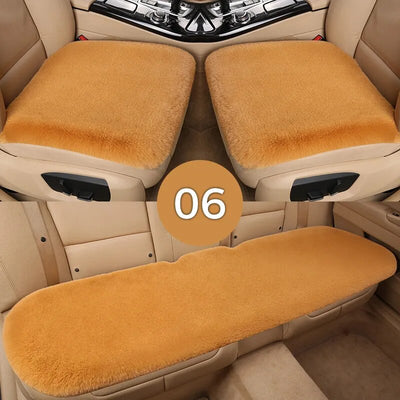 Plush Seat Cover Set
