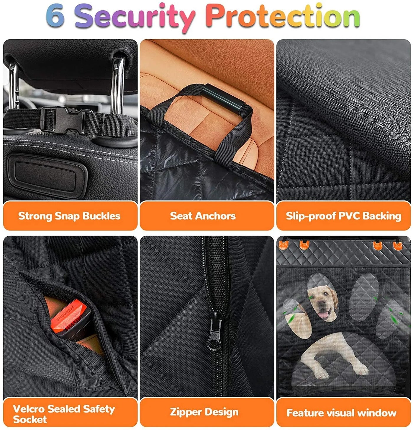 Thickened Dog Car Rear Seat Cover