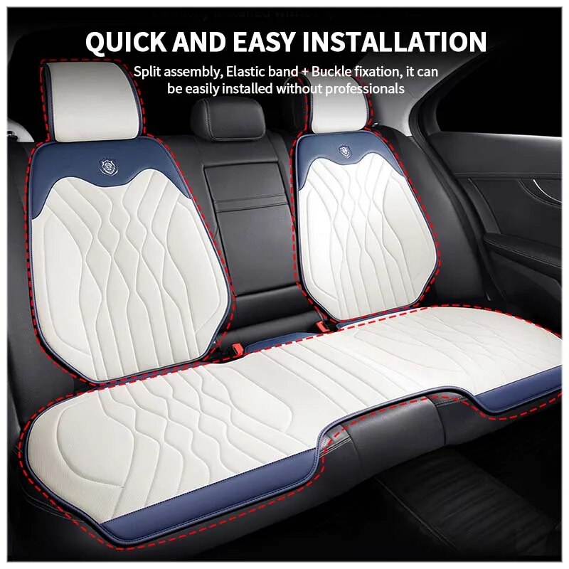 3D Ice Silk Car Seat Cover