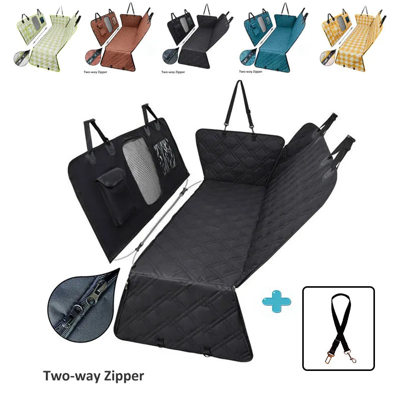 Oxford Mesh Dog Car Seat Cover