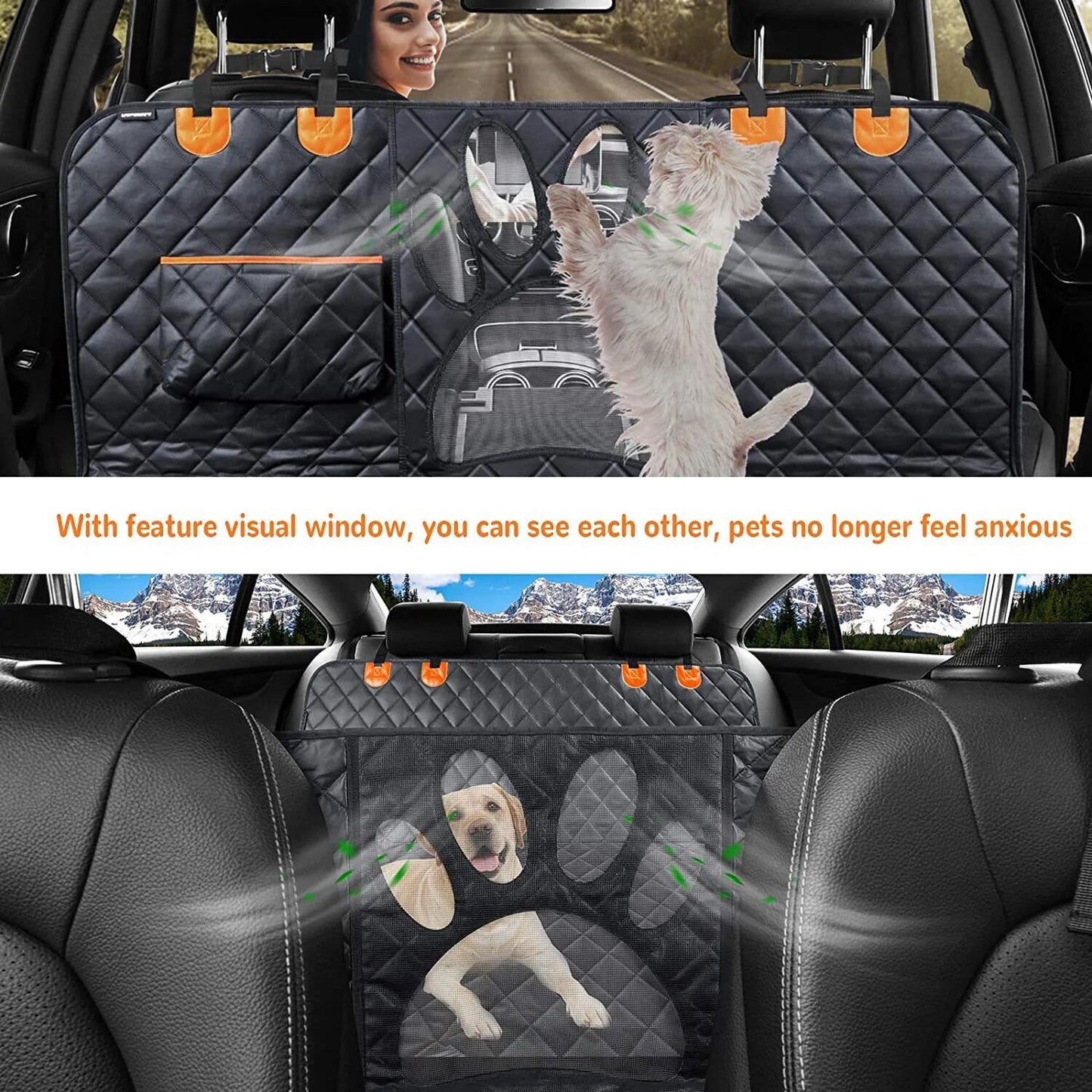 Thickened Dog Car Rear Seat Cover