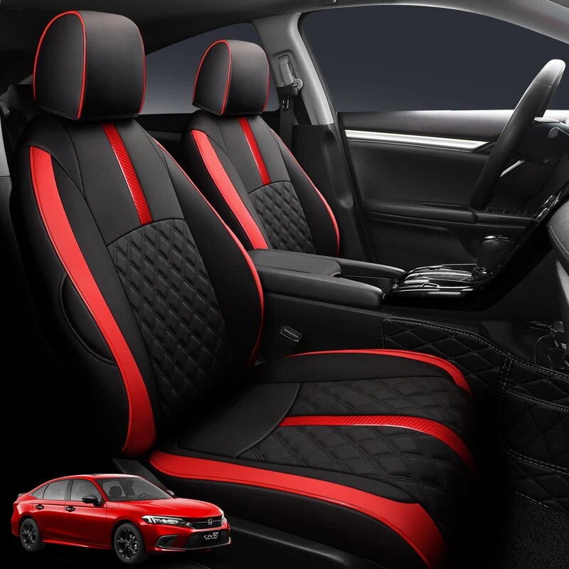 Canadian Roots Front Seat Covers Set - Universal Fit For Most Cars, SUVs, And Trucks
