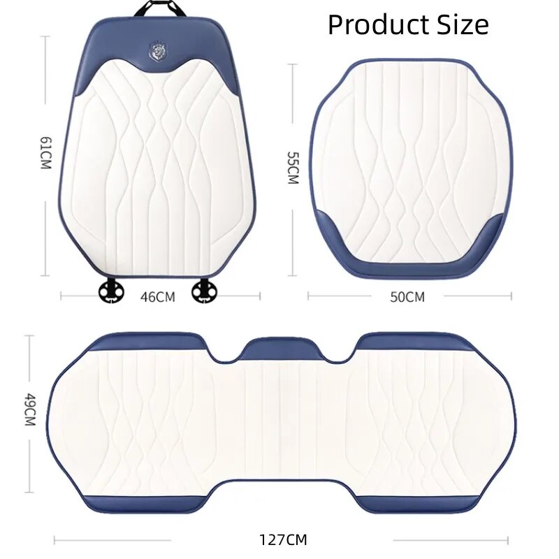 3D Ice Silk Car Seat Cushion Cover