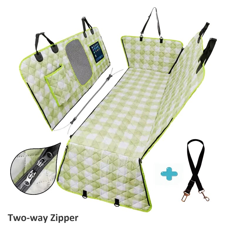 Oxford Mesh Dog Car Seat Cover