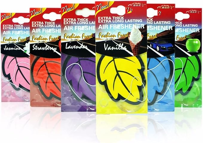 6Pack Naturally Scented Car Air Freshener